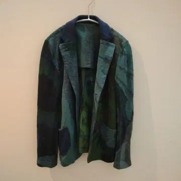 요건 레일 자켓 겉옷 알파카 울