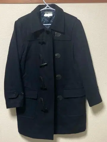 네이비 더플 코트