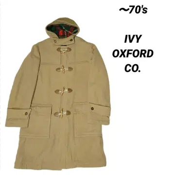 70s IVY OXFORD CO. 울 더플 코트 USED