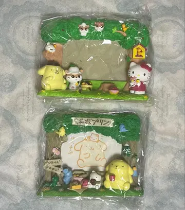 [레트로 새상품급] 산리오 사진 프레임 폼폼푸딩 2종 세트