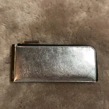 미사용 새상품 LAZY SUSAN 실버 장지갑