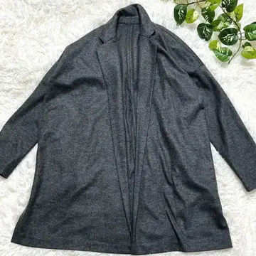 GEORGES RECH 롱 가디건 36 그레이 깔끔한 겉옷