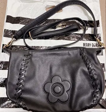 MARY QUANT 마리콴트 숄더백 블랙 새상품급