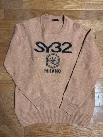 [ SY32 by SWEET YEARS ] 베이지 크루넥 스웨터