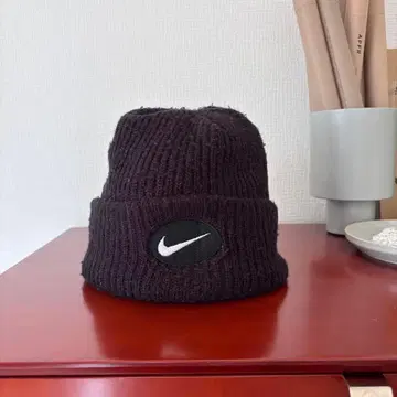 90s 은색 택 Nike 블랙 archive 비니 니트 모자 BT07