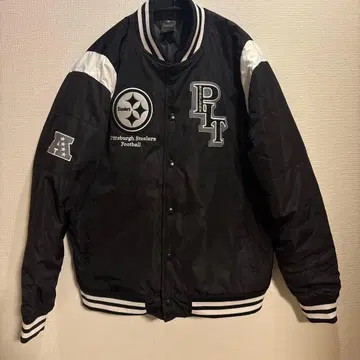 피츠버그 스틸러스 바시티 자켓 블랙 미식축구 NFL