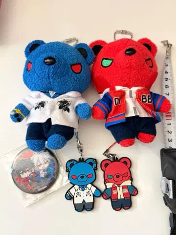 히프노시스 마이크 아오히츠기 사마토키 야마다 이치로 곰돌이 키링 세트