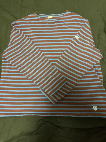 ORCIVAL BOAT NECK PALISANDER/CYAN size:3