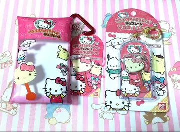 산리오 캐릭터즈 초콜릿 마스코트 참 멀티 클리어 케이스