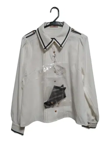 아마벨 리버서블 크로스 타이 블라우스