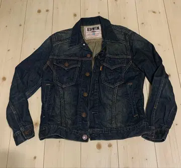 EDWIN XU 데님 자켓 M 사이즈 다크 블루