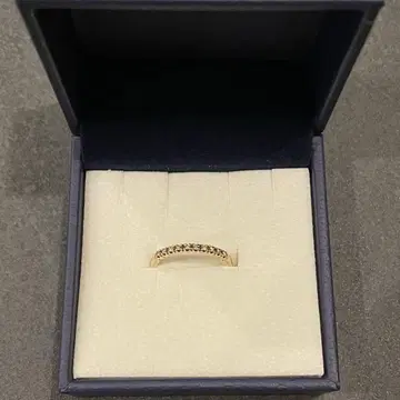 Vendome Aoyama K10 하프 이터니티 다이아몬드 반지 7호