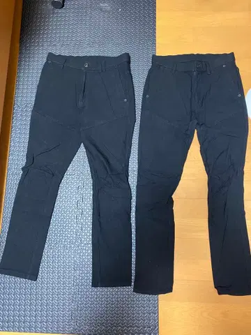 워크맨 에어로 스트레치 웜 팬츠 M HP009 2개 세트 새상품급 블랙