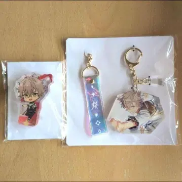 앙스타 오오가미 코가 9주년 2개 세트 아크링 키링 참