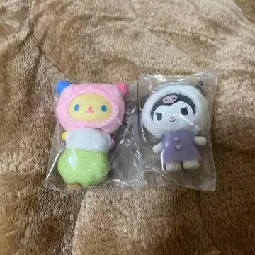 산리오 시크릿 키링 치비토모 화과자 우사하나 쿠로미