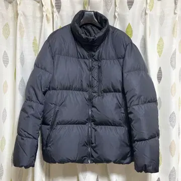 [ 레어 ] GU 다운 자켓 스탠드 카라 블랙 L