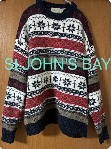 St. John's Bay 니트 스웨터 L 세인트 존스 베이