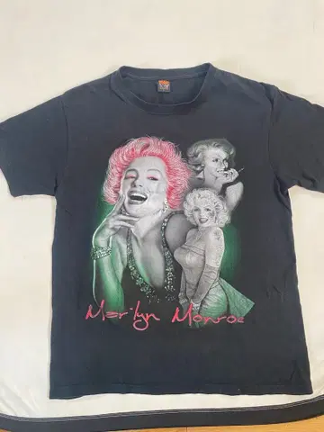 00s roman ticism 마릴린 먼로 티셔츠 빈티지