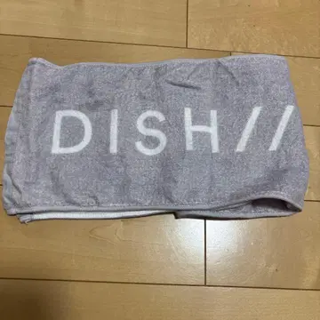 DISH// 로고 타월 연보라색