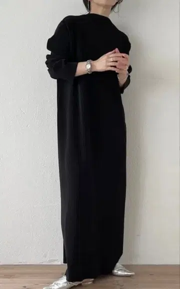 [ LONG ] wee9s 데일리 데일리 슈퍼 스트레치 플리츠 원피스