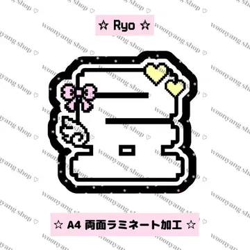 nctwish 료 네임보드 부채 문자 패널