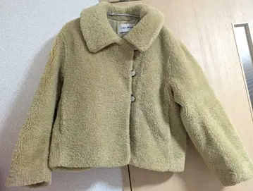 릴리 브라운 베이지 보아 코트