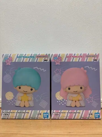 산리오 SOFIMATES 피규어 50주년 기념 키키라라 2체 세트