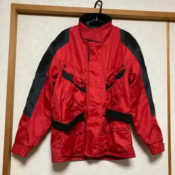 OUTLAW 바이커 자켓 레드/블랙