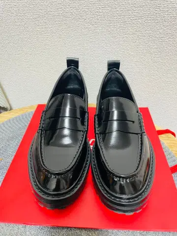 [CUEREN] TORINO 천연 가죽 페니 로퍼 23cm 새상품급