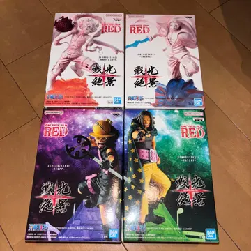 원피스 전광절경 RED 4체 세트