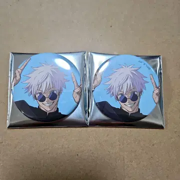 주술회전전 애니메이션 주술회전 회옥 옥절 고죠 사토루 캔뱃지