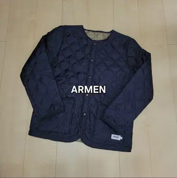 아멘 퀼팅 자켓 아멘 노카라