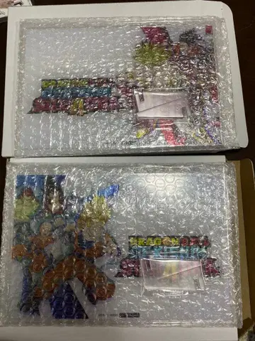 드래곤볼 게키신 스쿠아도라 오리지널 박 포함 아크릴 아트 2종 컴프