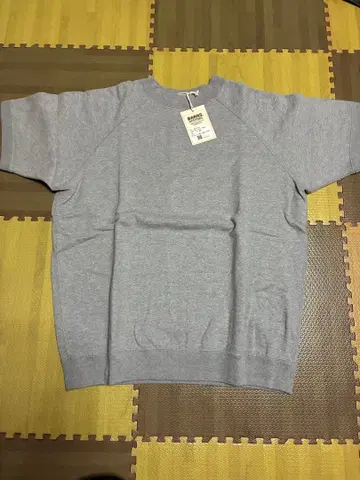 [ 새상품 ] BARNS 반스 반팔 맨투맨 그레이 사이즈 L