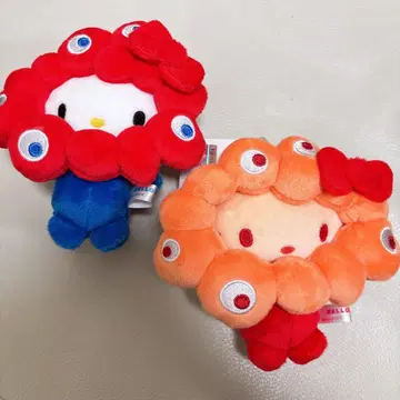 산리오 미야쿠미야쿠 변신 봉제 인형 BC 최애 컬러 키티 카라비너