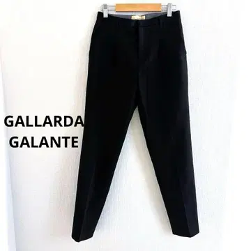 GALLARDAGALANTE 블랙 슬랙스 팬츠 0 S 깔끔한