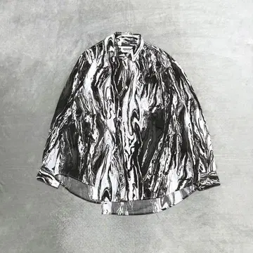 BOWWOW 20SS THE MARBLE OFFSET SHIRTS L