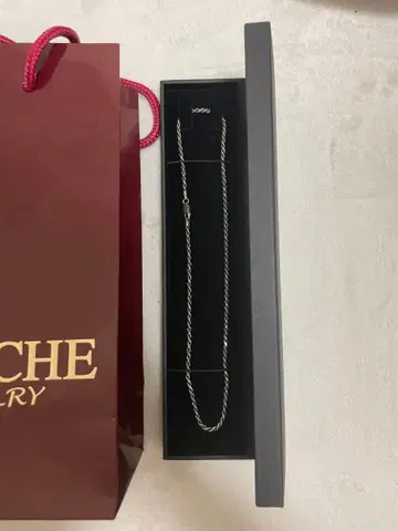 AVALANCHE 실버 체인 목걸이