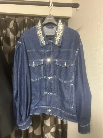 시몬 로샤 데님 자켓