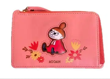 미사용 새상품 무민 리틀 미이 프래그먼트 케이스 미니 지갑 L자 지퍼