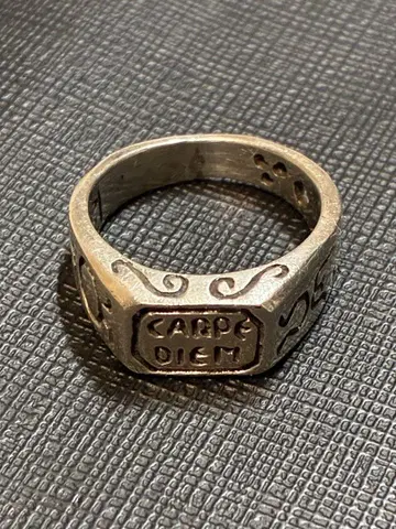 CARPE DIEM 반지 925 빈티지