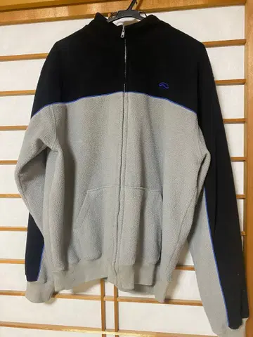 VANS 플리스 자켓 L 사이즈 그레이/블랙