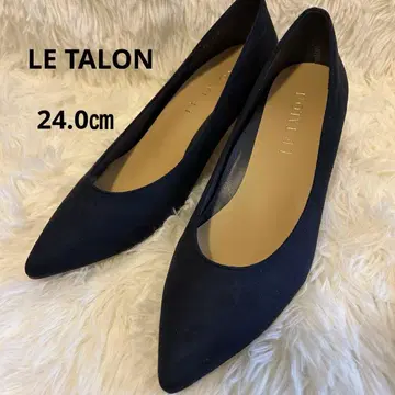 LE TALON 네이비 스틸레토 펌프스 24.0cm