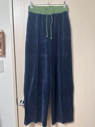 oriens JOURNAL STANDARD 벨로아 트랙 와이드 팬츠