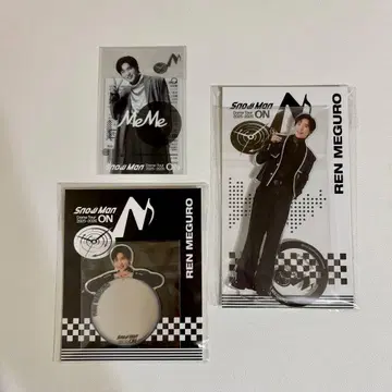 SnowMan Dome Tour ON 메구로 렌 아크릴 스탠드 스티커
