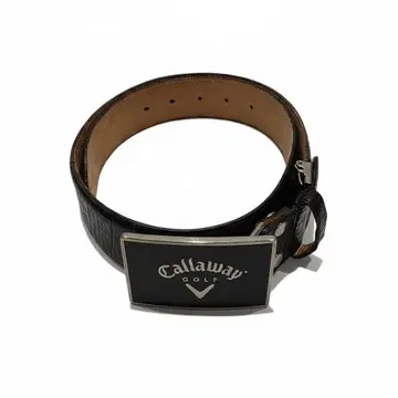 캘러웨이 골프 엠보 벨트 블랙 로고 버클
