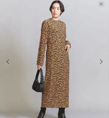 B&Y 레이온 플라워 프린트 원피스