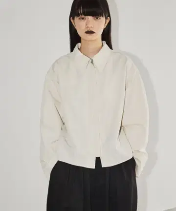 TODAYFUL 워셔블 지퍼 블루종