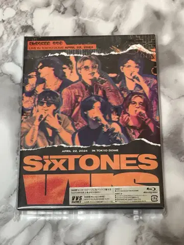 SixTONES VVS 초회반 Blu-ray (2매 세트)