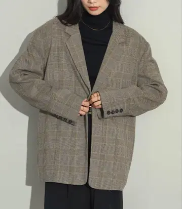 미사용 새상품 한국 NEUNA 오버 사이즈 테일러드 자켓